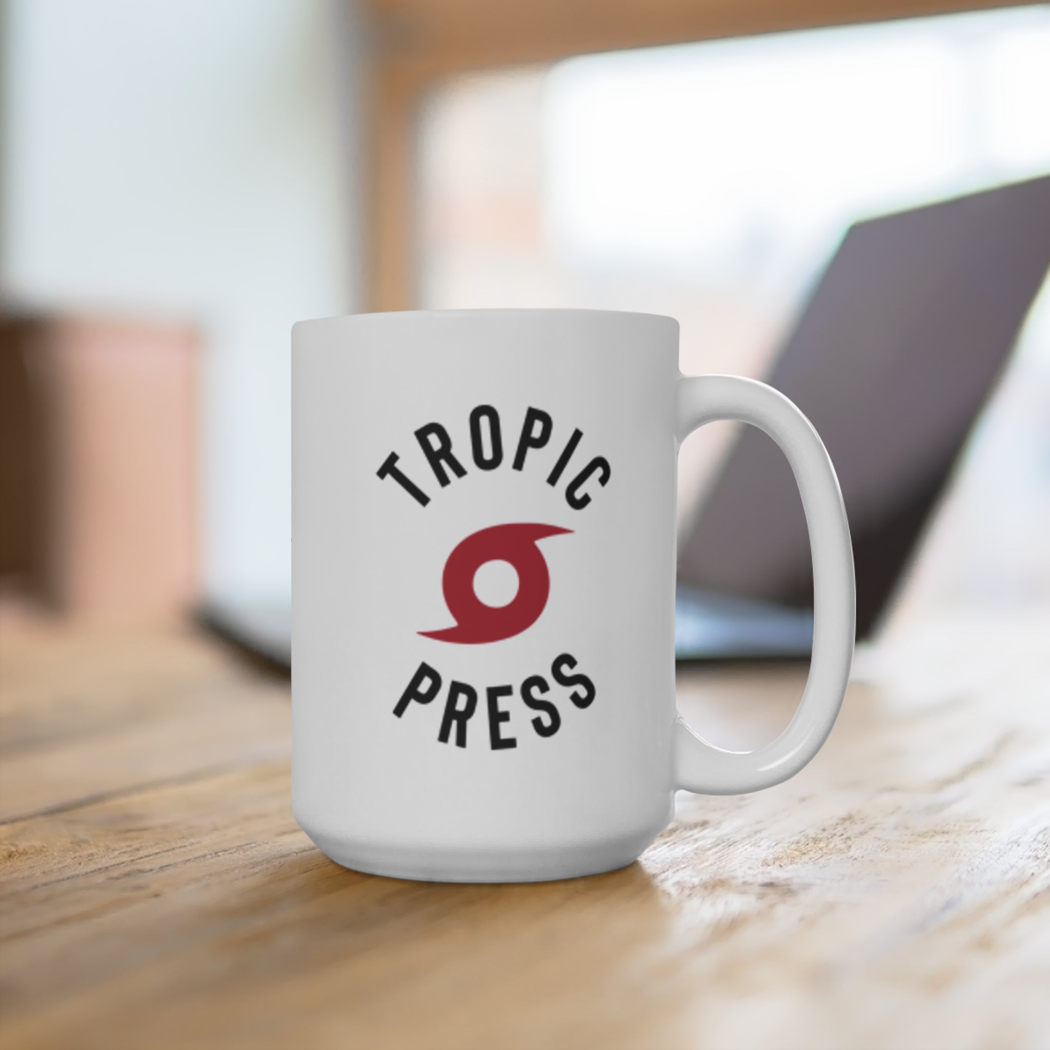 Mug — Tropic Press 15oz Coffee Mug (Hurricane Logo)